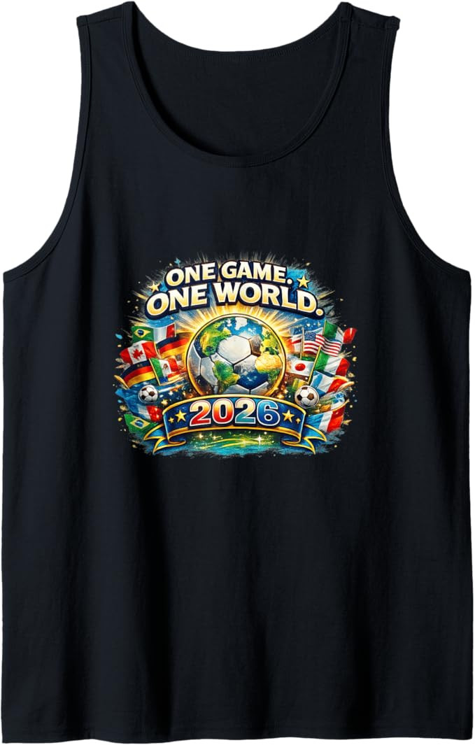 Global Soccer Fest 2026 North America Tour USA Canada Mexico Tank Top | Amazon (US)