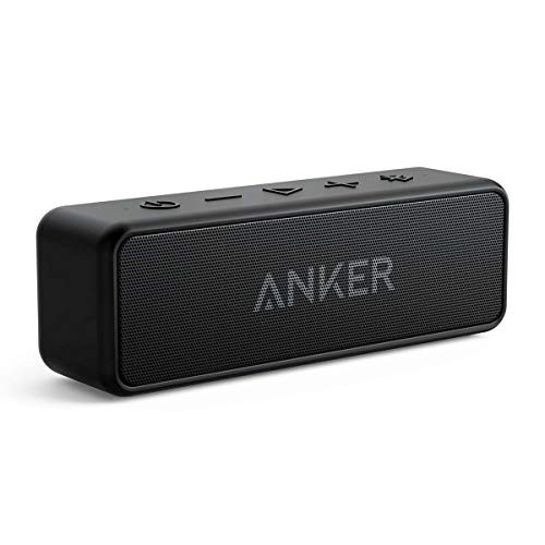 Anker Soundcore 2 Portable Bluetooth Speaker with Stereo Sound, Bluetooth 5, Bassup, IPX7 Waterproof, 24-Hour Playtime, Wireless Stereo Pairing, Speaker for Home, Outdoors, Travel | Amazon (US)