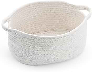 Cute Woven Storage Basket with Handle, Baskets for Gifts Empty, Gift Boo Baskets for Halloween Bi... | Amazon (US)