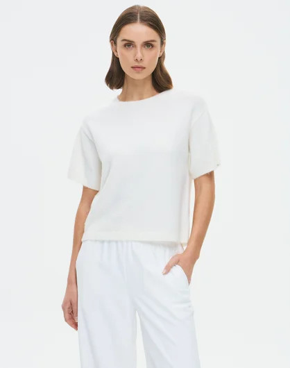 Relaxed Knit T-Shirt | Glassons (Australia)
