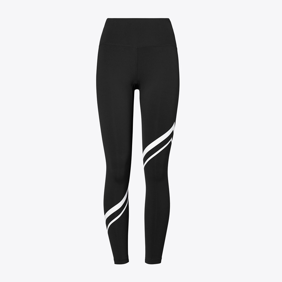 Tory Burch Sculpt Compression Diagonal Chevron Legging | Tory Burch (US)