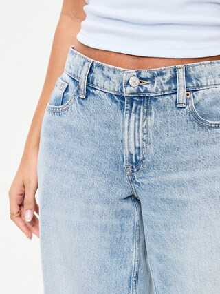 Low-Rise Baggy Wide-Leg Jeans | Old Navy (US)
