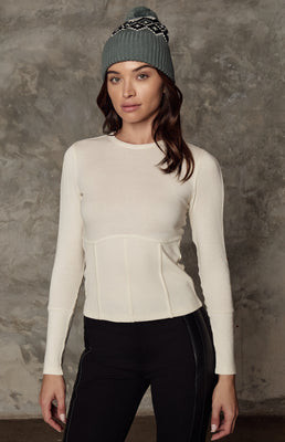 Layne Longsleeve Crew | Ivory Ivory / L | Alp N Rock