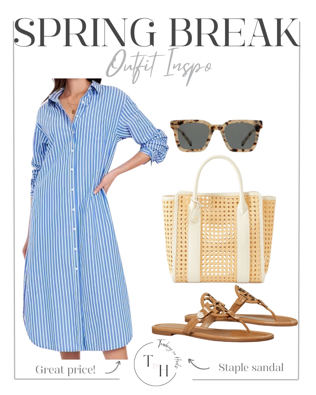 Midi shirt dress  tory burch sandals  waterproof tote  tortoise sunglasses  spring outfit inspo  springtime  teacher style  teacher work style workwear  business casual  business office outfit  teacher ootd  teacherfit   ootd  shirt trendteacher  teacher outfits  teacher 


#LTKStyleTip #LTKSaleAlert #LTKSeasonal