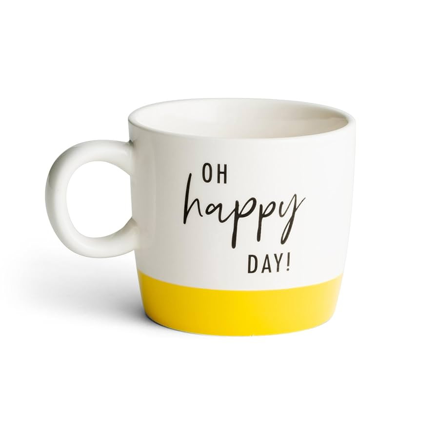 DaySpring - Oh Happy Day - Inspirational Ceramic Mug, 16 oz, White (J6087) | Amazon (US)