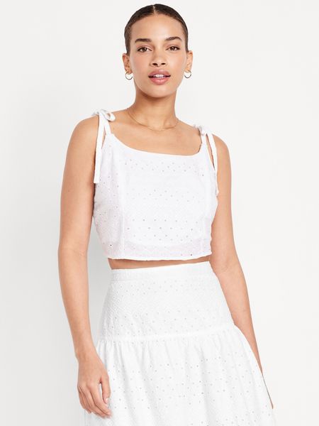 Cami Eyelet Top | Old Navy (US)