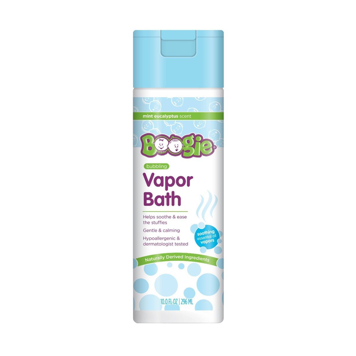 Boogie Vapor Soothing Minty Eucalyptus Bubble Bath - 10 fl oz | Target