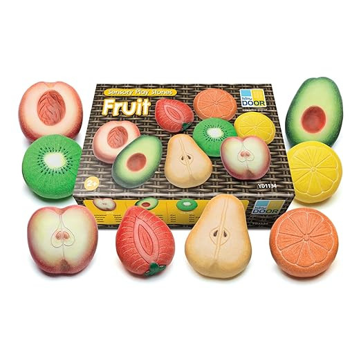 Yellow Door Fruit Sensory Play Stones, Set of 8 | Amazon (US)