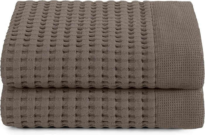 GILDEN TREE Waffle Hand Towels for Bathroom Quick Dry Large Luxury Lint Free Super Absorbent Cott... | Amazon (US)