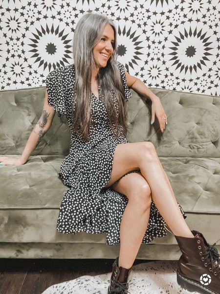 Hands down the best affordable olive green sofa 
🛋️ 
Amazon dress . Wrap dress. Wedding guest dress 
Dr marten Jadon boots . Vegan leather boots 

#LTKWedding #LTKStyleTip #LTKShoeCrush