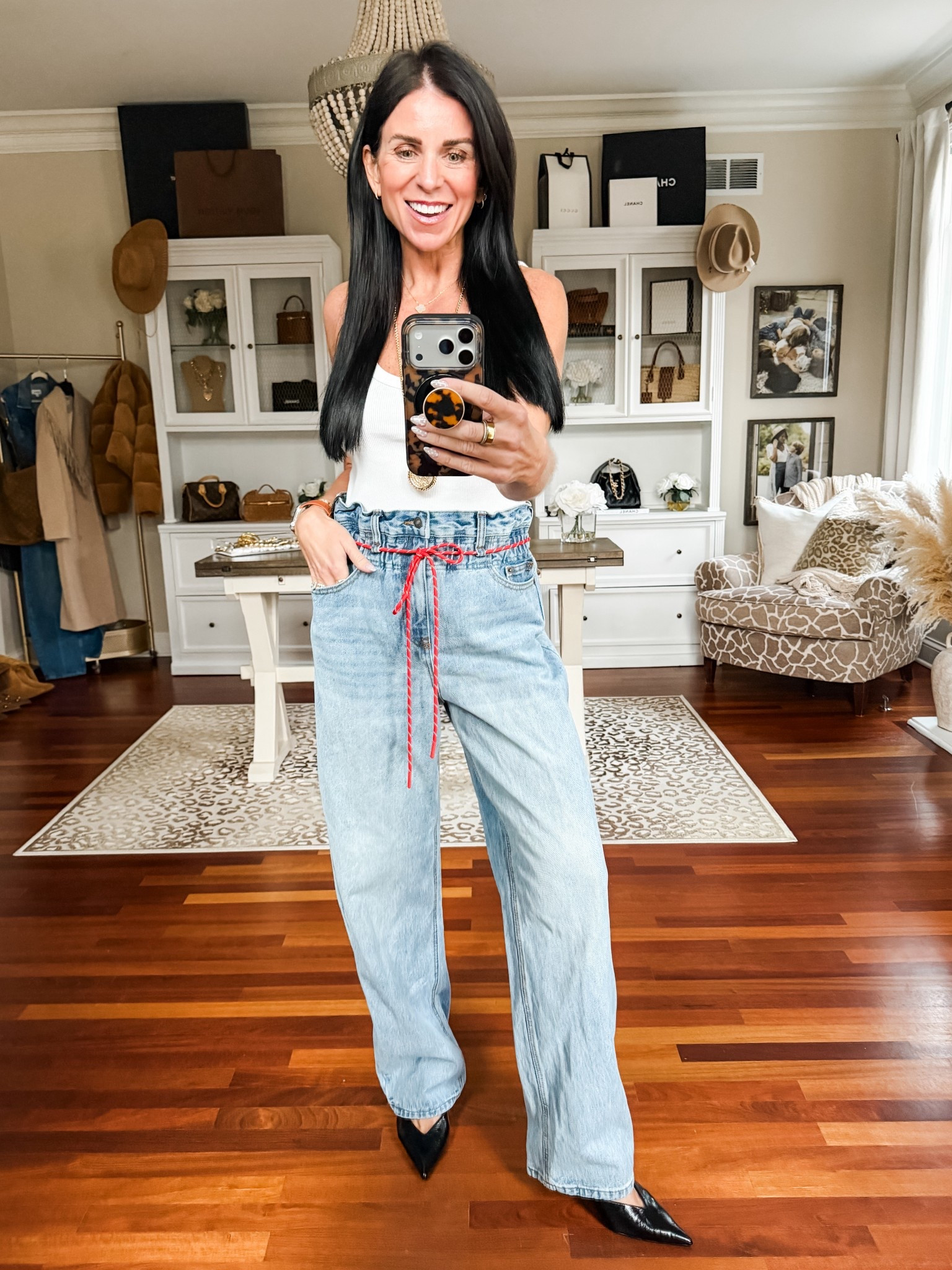 Such a cute paper bag waist 
@Target 

#LTKmomlife #LTKootd #LTKSeasonal