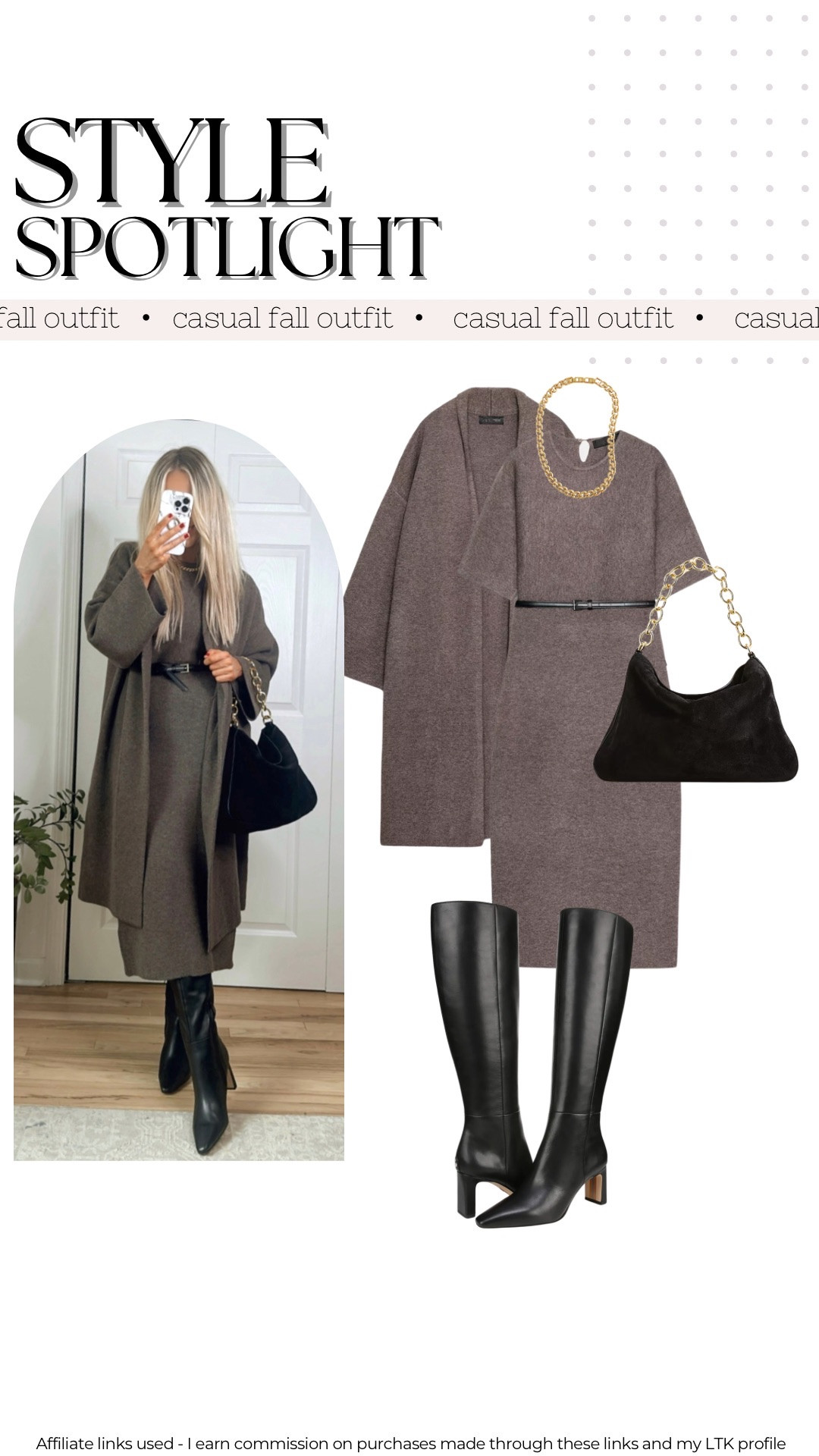 Chic fall outfit inspo

Zara dress