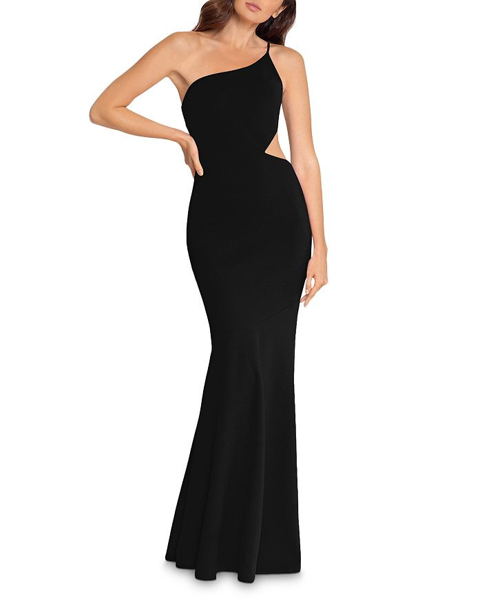 Asymmetric Side Cutout Gown - 100% Exclusive | Bloomingdale's (US)