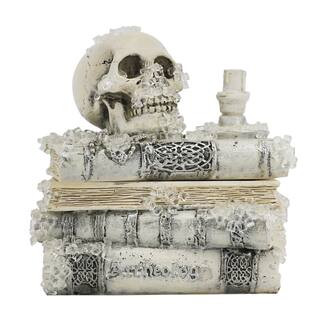 4.75" Skull & Books Tabletop Box by Ashland® | Michaels | Michaels Stores