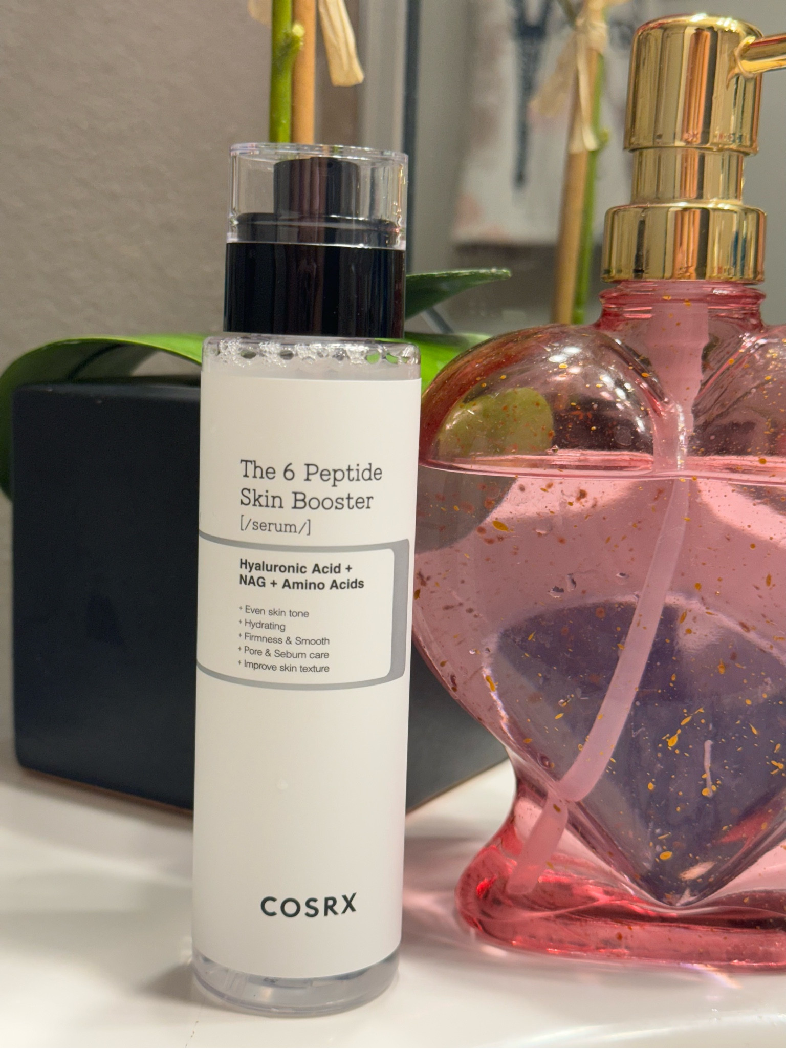 Cosrx’s 6 peptide skin booster helps with collagen boosting and pumping, brightening, pore care, soothing skin, and smoothing fine lines.

#LTKBeauty #LTKWedding #LTKOver40