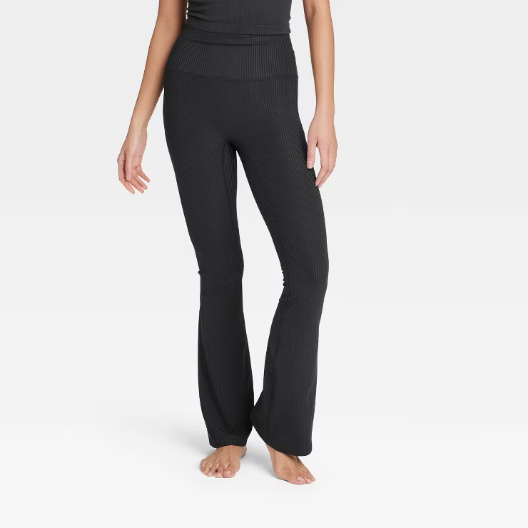 Women's Rib Flare Leggings - All in Motion™ | Target