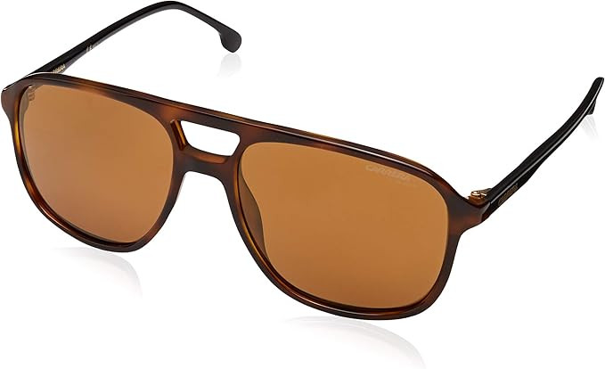 Carrera 173/S 086 K1 Dark Havana Plastic Aviator Sunglasses Gold Mirror Lens | Amazon (US)
