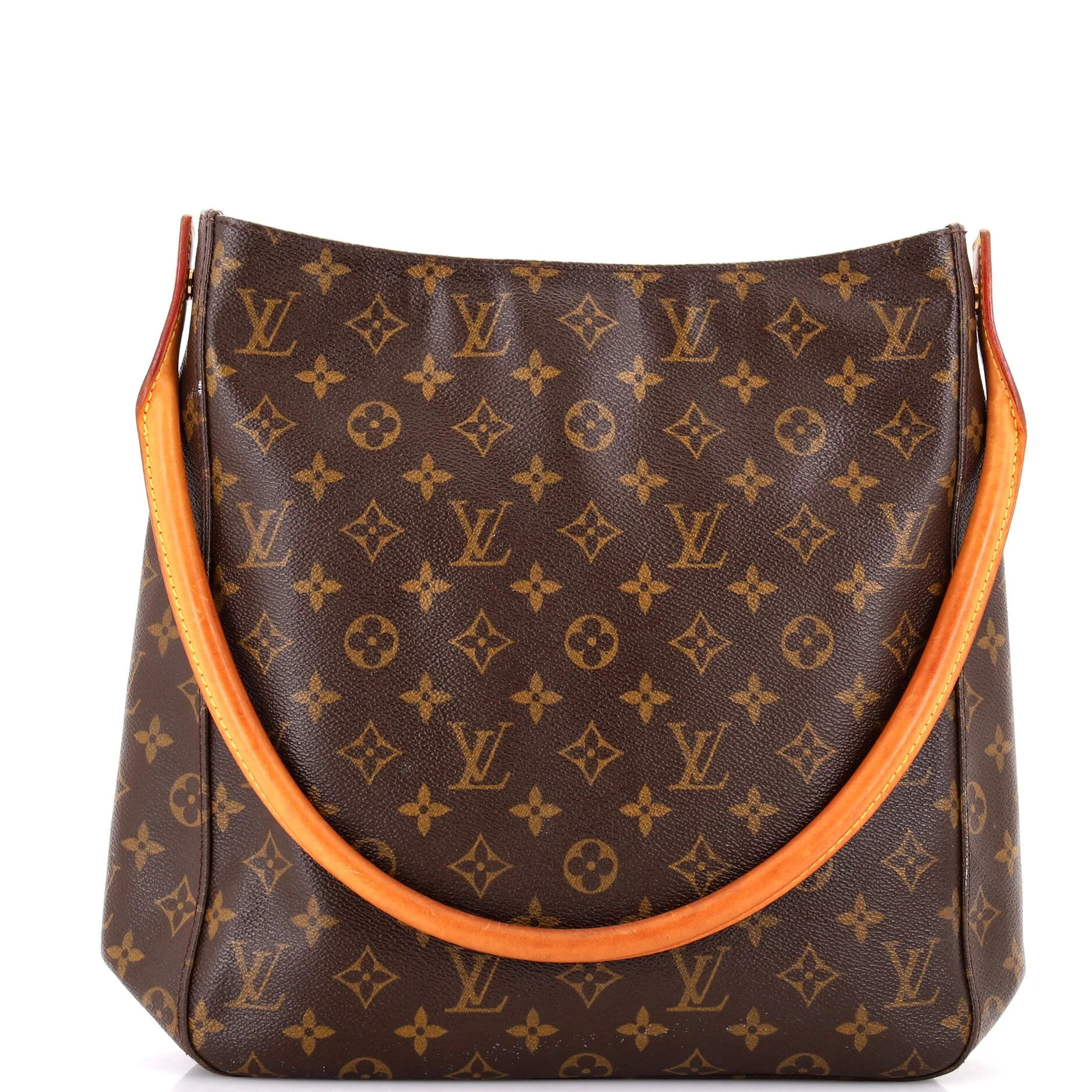 Pre-Owned Louis Vuitton Looping Handbag Monogram Canvas GM By Rebag | Walmart (US)