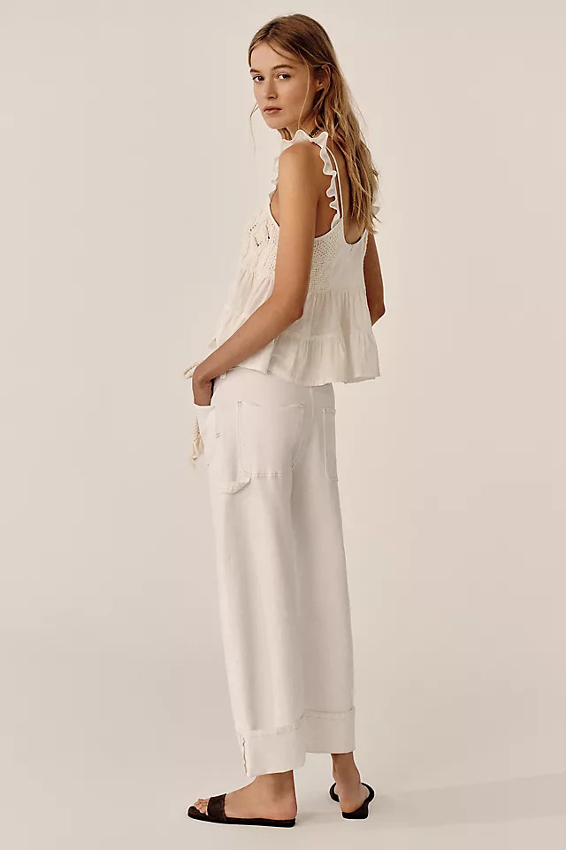 Kayden High-Rise Cuffed Carpenter Barrel Jeans | Anthropologie (US)