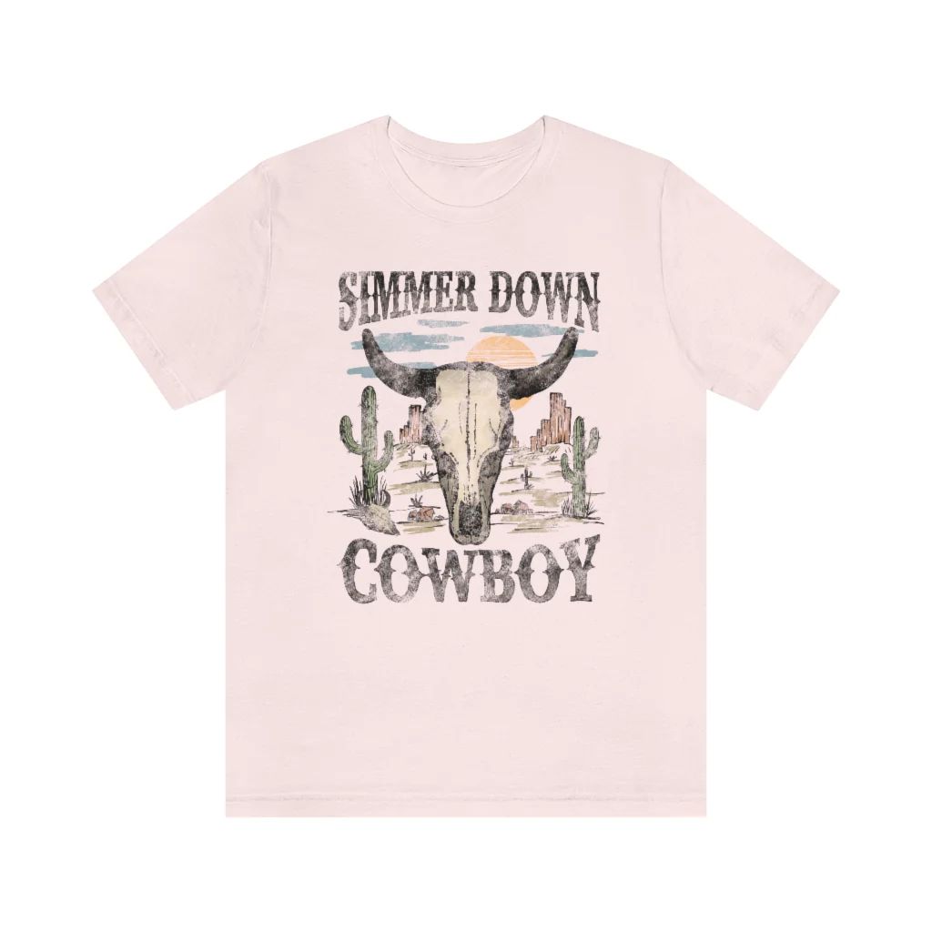 Simmer Down Cowboy Unisex Tee | Always Stylish Mama