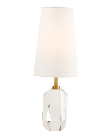 21in Geo Crystal Table Lamp | Metal | Marshalls