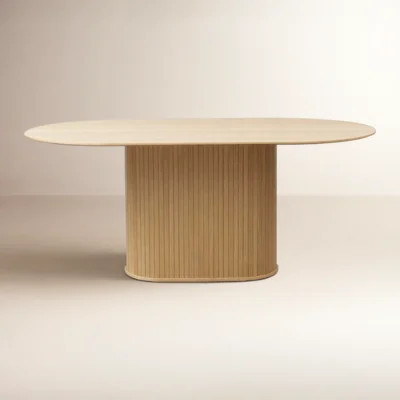 Iris 71" Pedestal Dining Table | AllModern