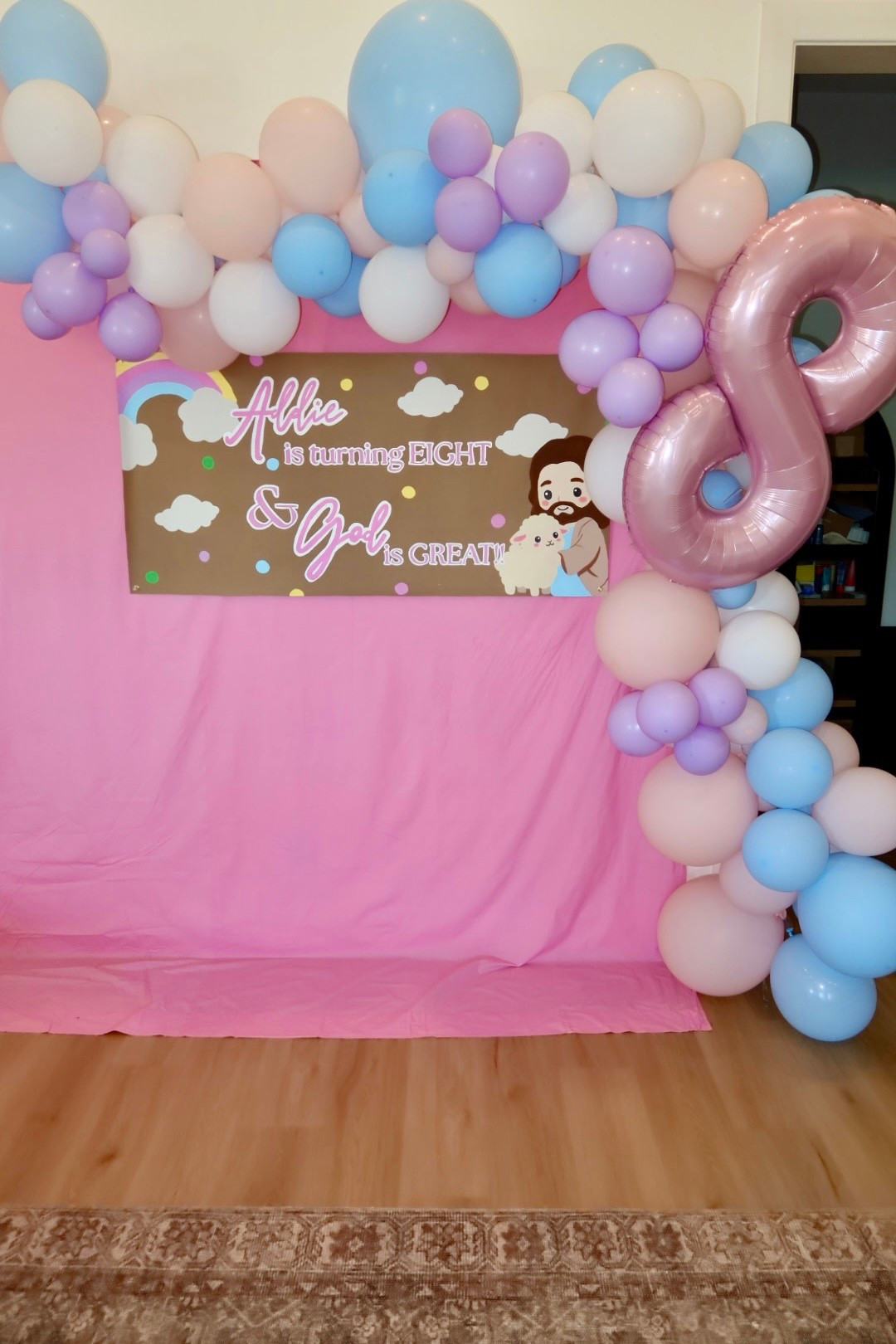 Addie’s 8th birthday Jesus party. We used 3 different packs of balloons to make this arch. Linking the exact stuff we used here 

#LTKKids #LTKmomlife #LTKU