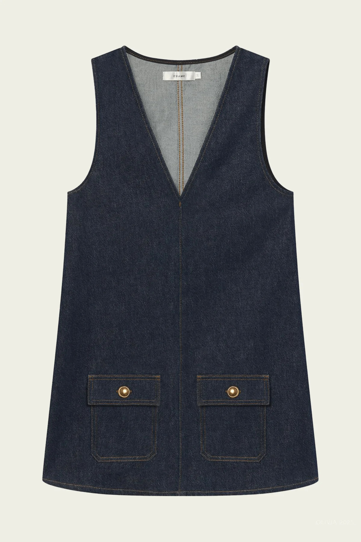The Pinafore Dress in Alchemy - Blue M | Shop Olivia