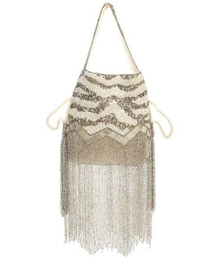 Razzle Dazzle Rhinestone Fringe Novelty Clutch | Dillard's