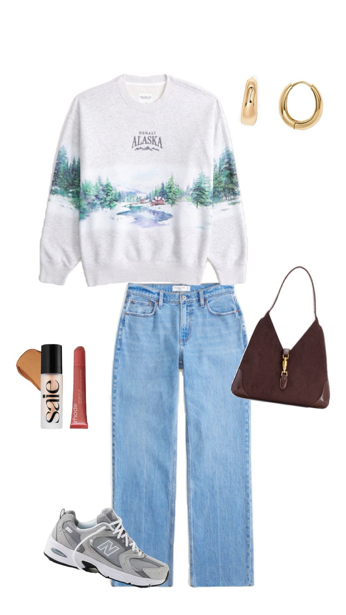 Sporty casual outfit✨ 

Abercrombie, baggy jeans, slouchy jeans, saie, crewneck, vintage crew neck. 

#LTKShoeCrush #LTKStyleTip #LTKMostLoved