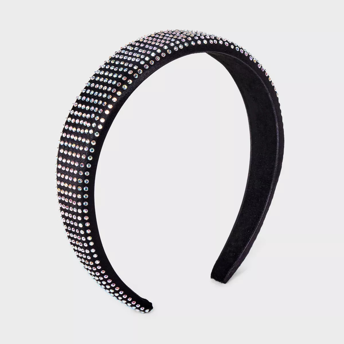 Girls' Rhinestone Headband - art class™ Black | Target