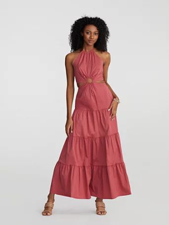 Imene Tiered Cut-Out Dress - Gabrielle Union Collection - New York & Company | New York & Company