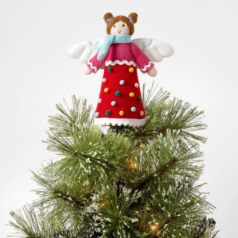 Fabric Angel Mini Tree Topper - Wondershop™ | Target