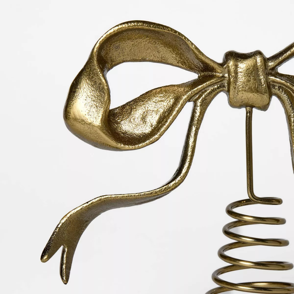 Metal Bow Tree Christmas Topper Gold - Threshold™ designed with Studio McGee | Target