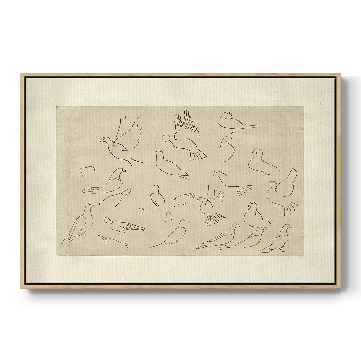 " Vintage Sketch - LIX " | Wayfair North America