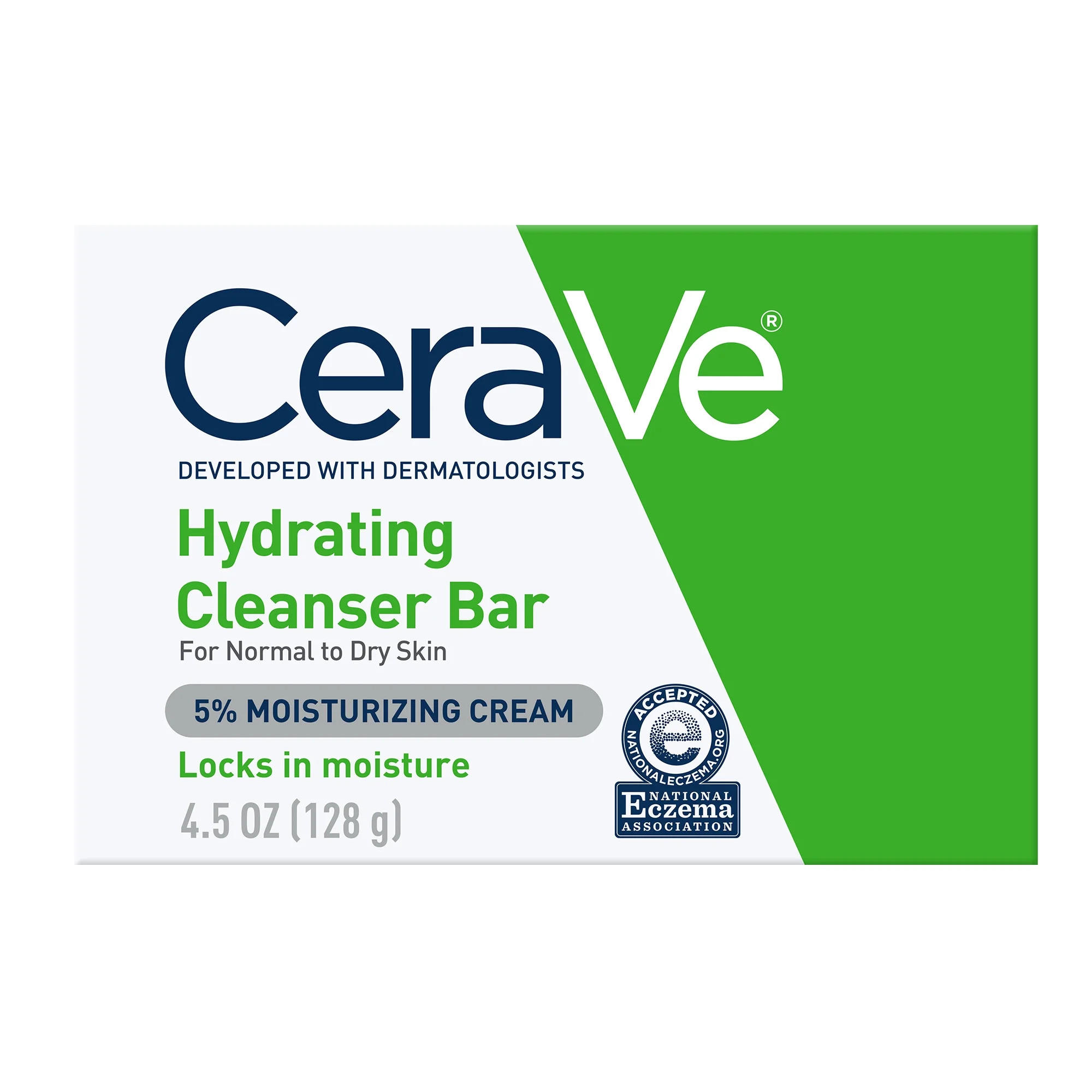 CeraVe Hydrating Cleansing Bar for Face and Body for Normal to Dry Skin, 4.5 oz - Walmart.com | Walmart (US)