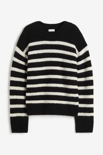 Rib-knit jumper - Dark beige marl - Ladies | H&M GB | H&M (UK, MY, IN, SG, PH, TW, HK)