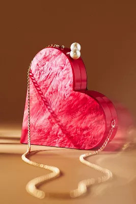 Rae of Light Acrylic Heart Bag | Anthropologie (US)