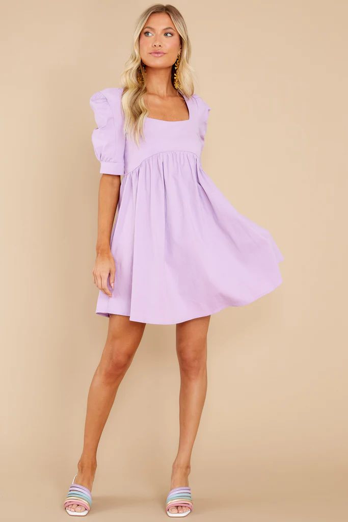 Got Your Attention Lavender Dress | Red Dress 