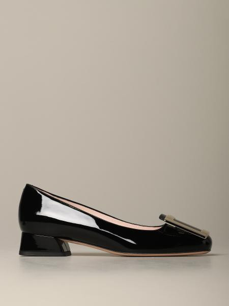 Roger Vivier Belle de jour Vivier 漆皮浅口鞋 | Giglio.com - Global Italian fashion boutique