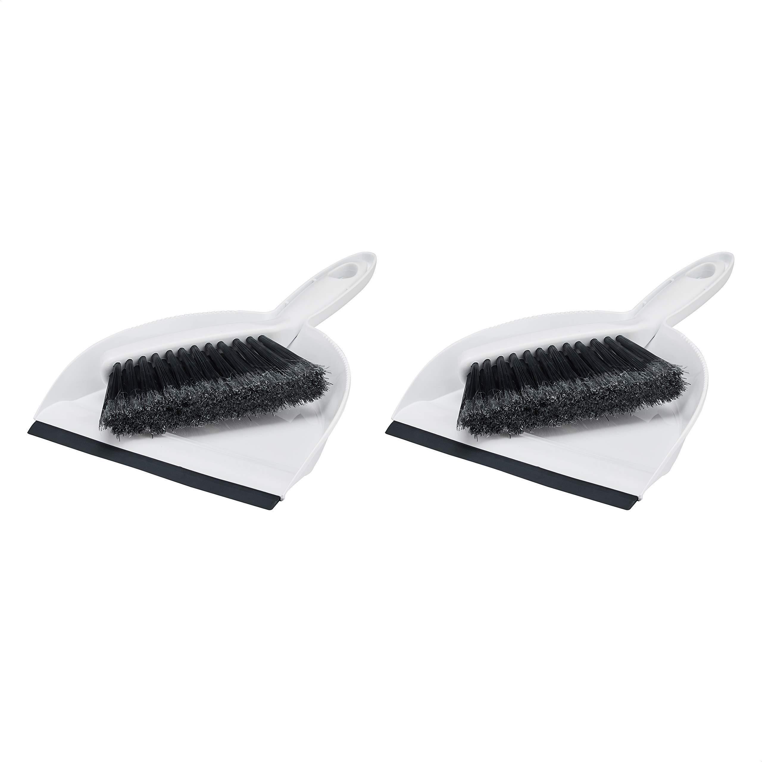 Amazon Basics Mini Brush and Dustpan Set, Pack of 2, Gray (Previously AmazonCommercial brand) | Amazon (US)