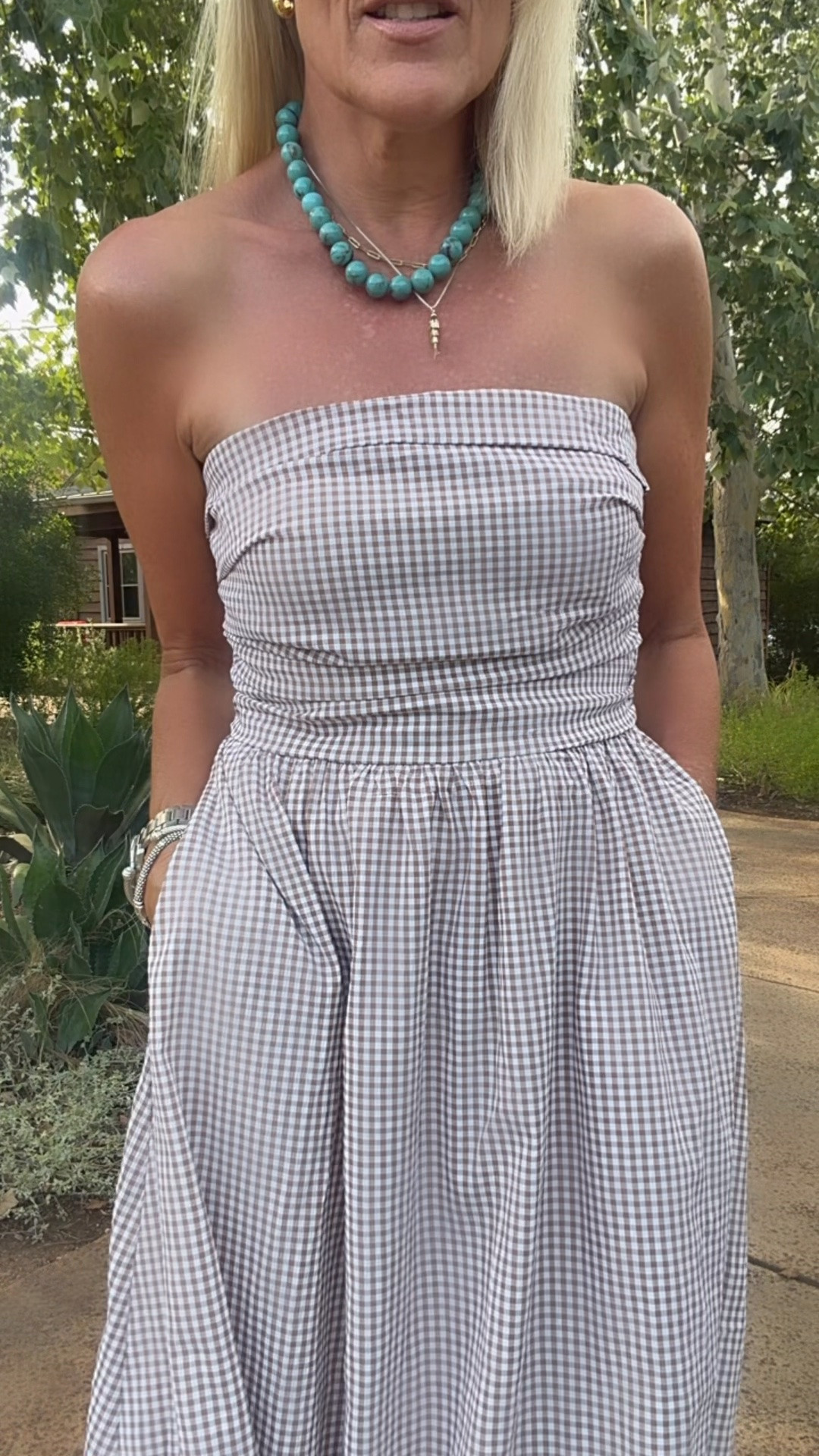 10/10 recommend this dress 
Wearing small. $45!$ 
Has pockets

#LTKootd #LTKOver40 #LTKTravel