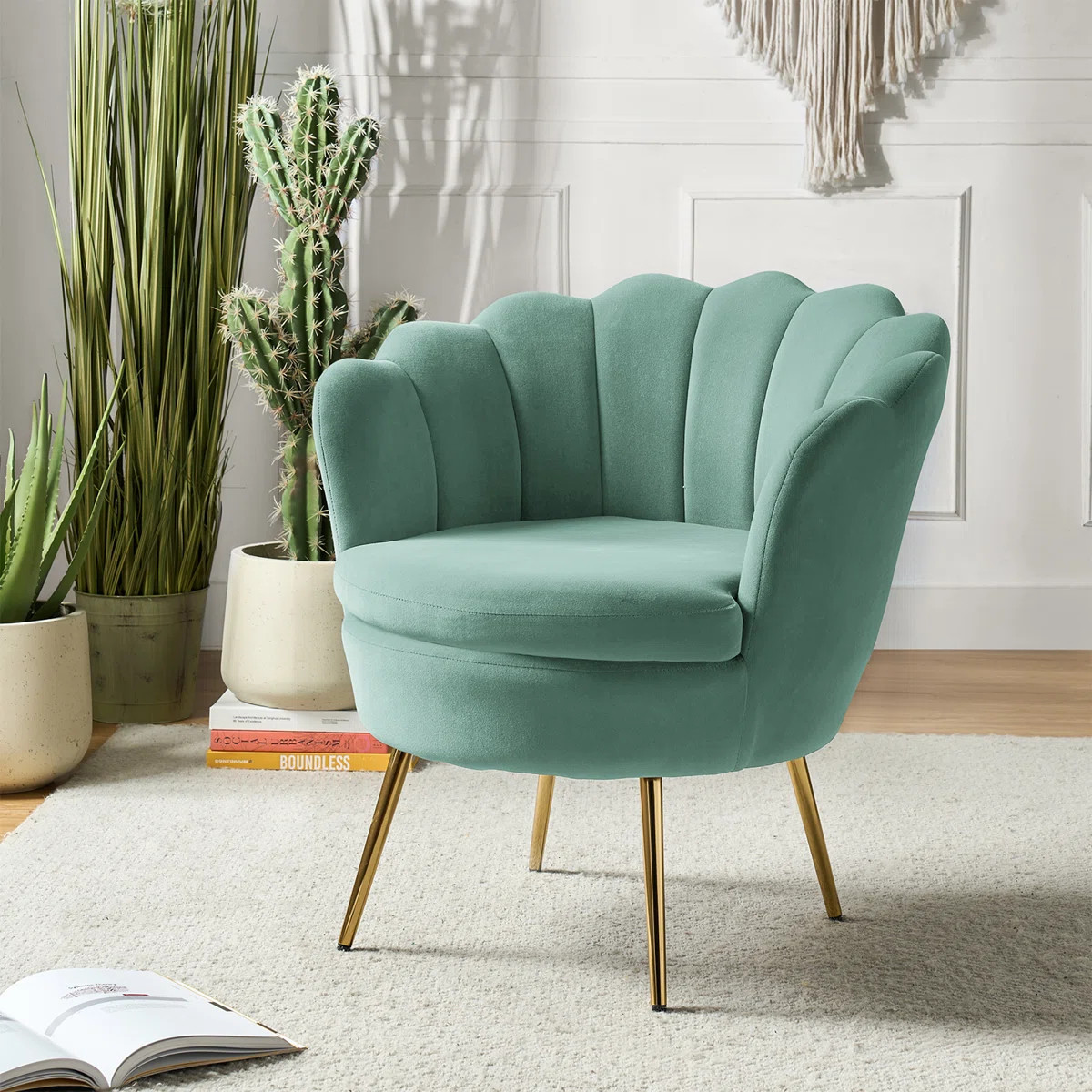 Etta Avenue™ Hendrix Polyester Barrel Chair & Reviews | Wayfair | Wayfair North America