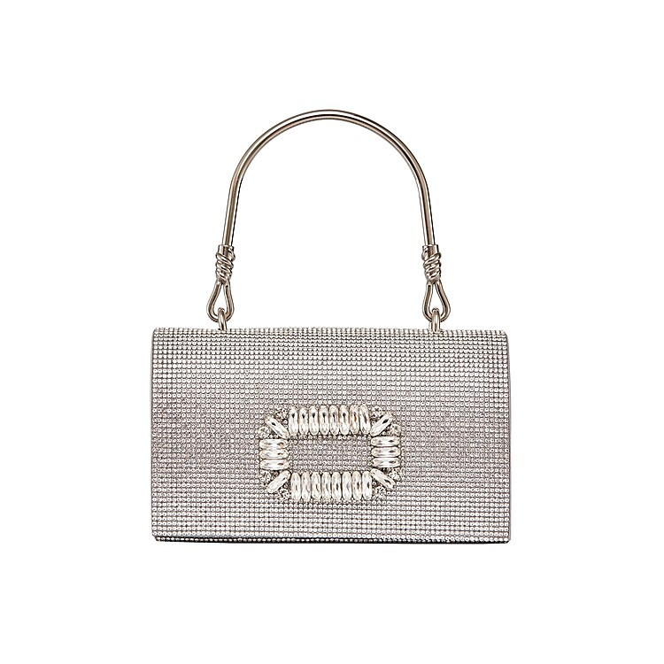 Lady Couture Cindy Clutch | Women's | Silver Metallic | Size Not Applicable | Handbags | Clutch | Mini Bag | DSW
