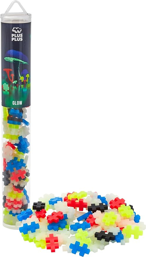 PLUS PLUS - Glow in The Dark Color Mix, 70 Pieces - Construction Building Stem/Steam Toy, Interlo... | Amazon (US)
