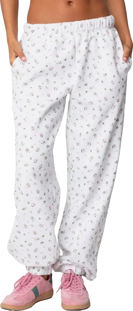 Floral Oversize Sweatpants | Nordstrom