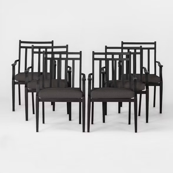 Fairmont 6pk Steel Patio Dining Chairs - Threshold | Target