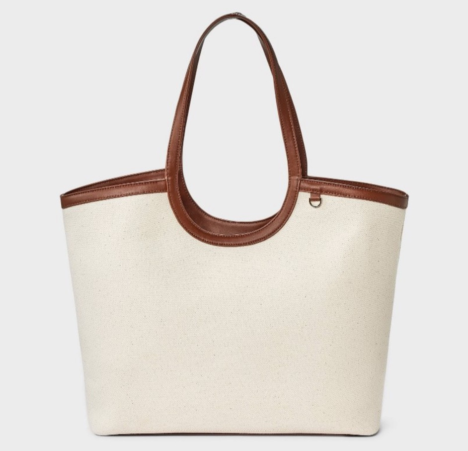 Gorgeous alabaster and brown leather Canvas tote bag 

#LTKFindsUnder50 #LTKSeasonal #LTKStyleTip