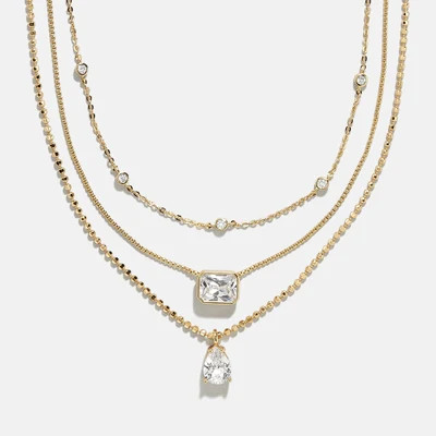 Jenna 14K Gold Layered Necklace - Jenna 14K Gold Layered Necklace | BaubleBar