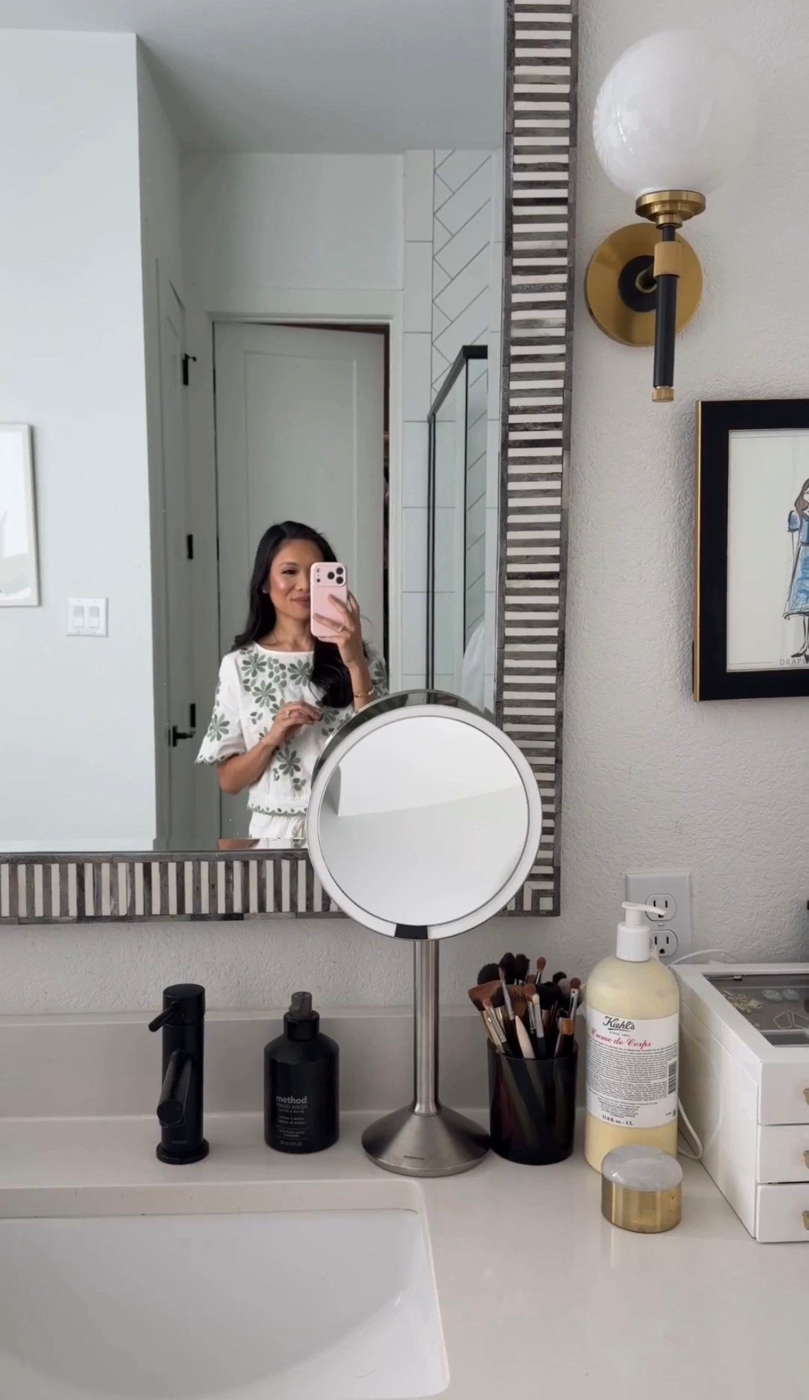 . I’ve used a Simplehuman mirror since 2014! The customer service is great and if anything happens they will send you a new one. Love how this really brightens your face and the magnification is great.

#LTKHome #LTKselfcare #LTKBeauty